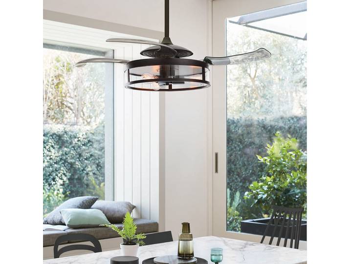 Fanaway Classic Deckenventilator Licht schwarz leise, Beacon Beacon Lighting - Wohnzimmer - Modern - Kunststoff
