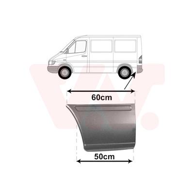 VAN WEZEL Seitenwand 3075143 hinter der Achse