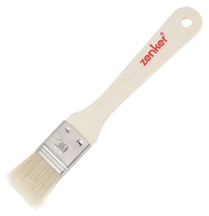 Zenker keukenkwast en bakspatel met natuurlijke borstelharen, 19 cm