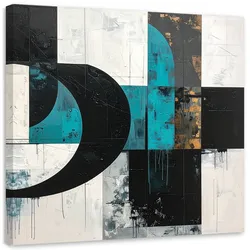 LEINWANDBILD 3D und geometrisch 60x60cm