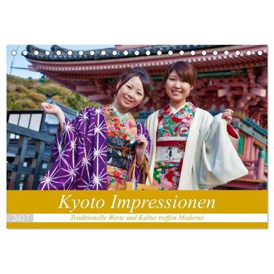 Kyoto Impressionen (Tischkalender 2027 DIN A5 quer), CALVENDO Monatskalender