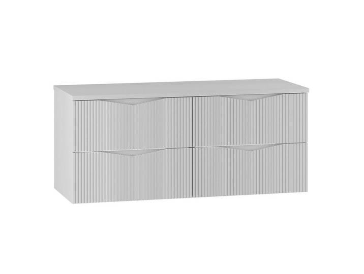 Petits-meubles Waschtischunterschrank 120.6cm Tao Weiß, Holzwerkstoff, 120.6x52.2x46.5 cm, Badezimmer, Badezimmerschränke, Badezimmer-Unterschränke