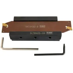Elmag, Zubehör Maschine, - Stechwerkzeugsortiment 25mm 6 tlg., m. Stechleiste NCIH26 3mm
