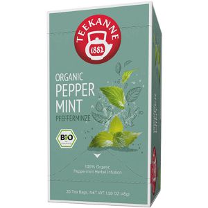 Teekanne Tee Organic Peppermint, BIO, Kräutertee, 45 g, 20 Beutel