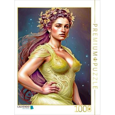 CALVENDO Puzzle Yolandas neues Kleid ist dem Herbstwind nachempfunden. | 1000 Teile Lege-Größe 64x48cm Foto-Puzzle für glückliche Stunden