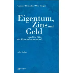 Eigentum, Zins und Geld, Ratgeber von Otto Steiger, Gunnar Heinsohn