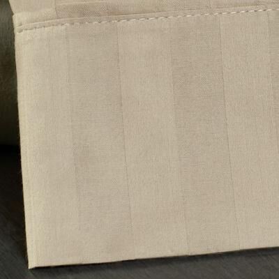 Lintex Linens, Inc. Belvedere Stripe Sheet Set, Queen, Tan