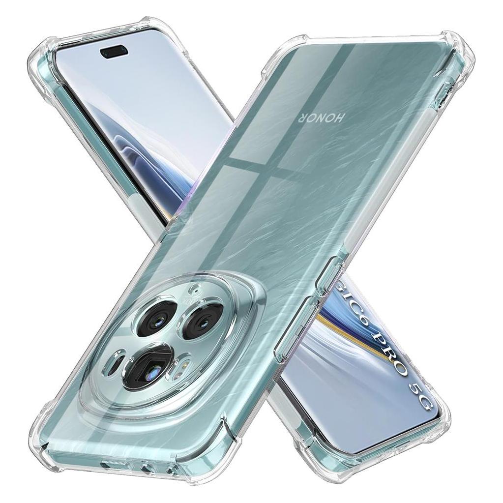 Techsuit - Shockproof Clear Silicone - Honor Magic6 Pro - Clear (Honor Magic6 Pro) (56345407)