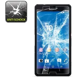 3x Panzerfolie für Sony Xperia Z3 Compact ANTI-SCHOCK Displayschutzfolie MATT