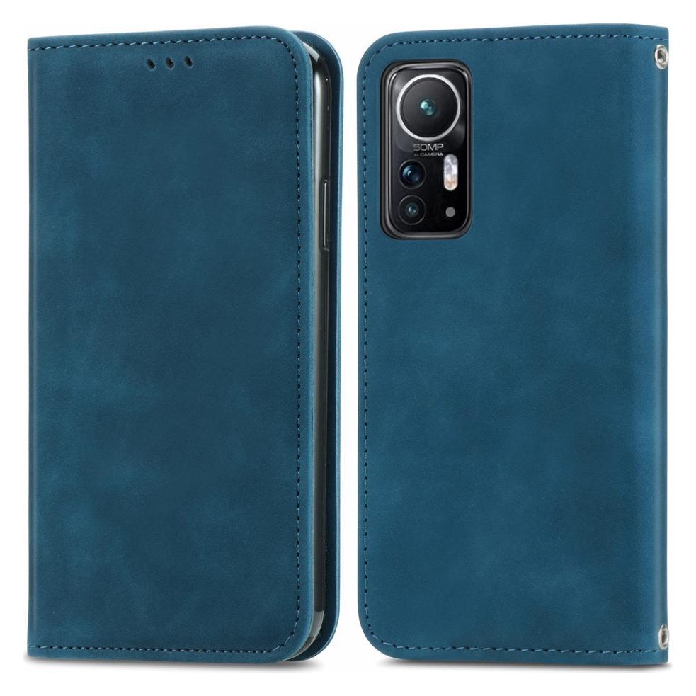 Cover-Discount Xiaomi 12/12X - Stand Flip Case Hülle dunkelblau (Xiaomi 12, Xiaomi 12X) (101914436B)