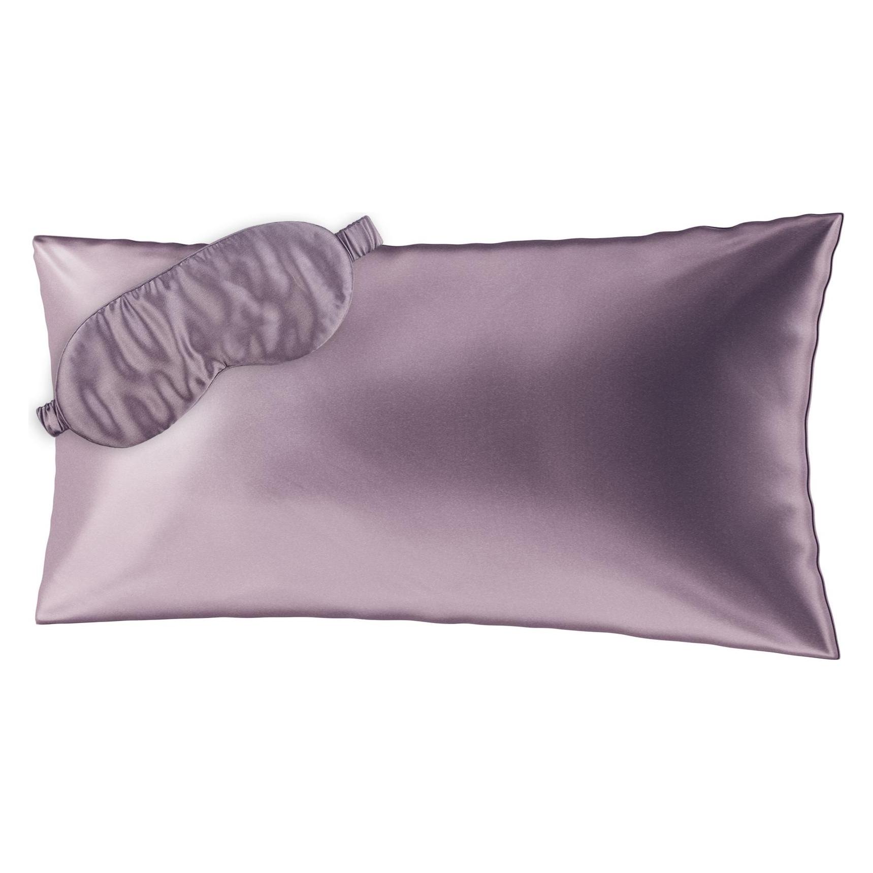 Ailoria BEAUTY SLEEP SET Silk Zipper Pillowcase (40x80) (purple) with eye mask (38732405)