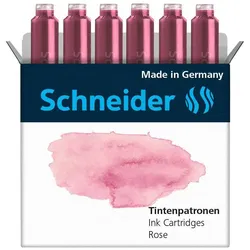 Schneider Tintenpatronen für Füller Rose