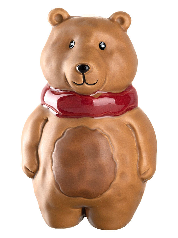 LEONARDO Dekofigur "Autrntico" in Hellbraun/ Rot - (H)8,5 cm - onesize