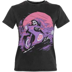 John Doe T-Shirt Damen Palm Fade Out schwarz - M