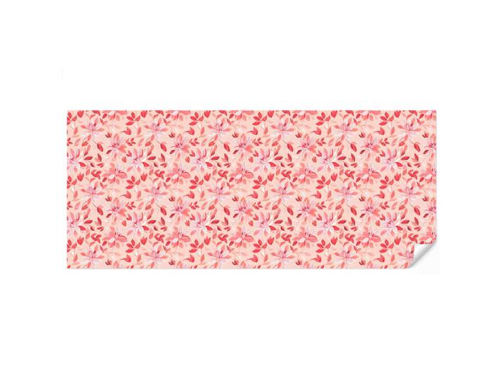 OnlyWow Tapete - Botanisch - Blumen - Rot - 500x220 cm, Koralle, Papier, Rechteckig, 500x220 cm, Tapeten & Wandverkleidungen, Vliestapeten