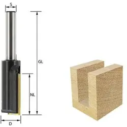 ENT Wendeplatten-Nutfräser HW (HM) - Z1 18 mm