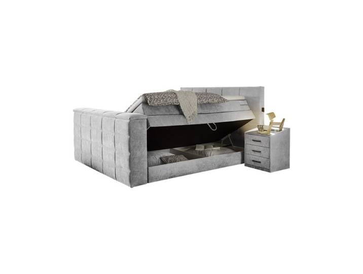 Trendstore Benni Boxspringbett mit Motor, TV-Halterung und Bettk