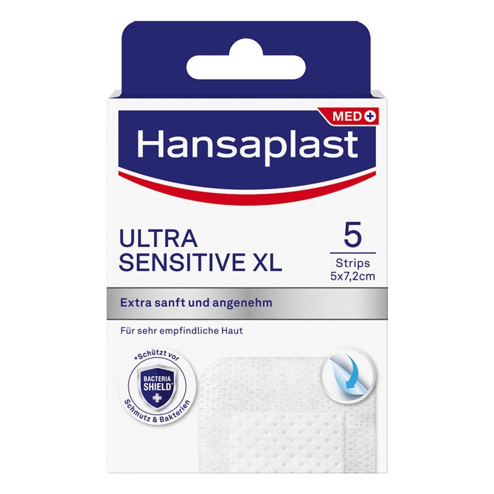 Beiersdorf AG Hansaplast Ultra Sensitive Wundverband 5x7,2 cm Xl 17268451
