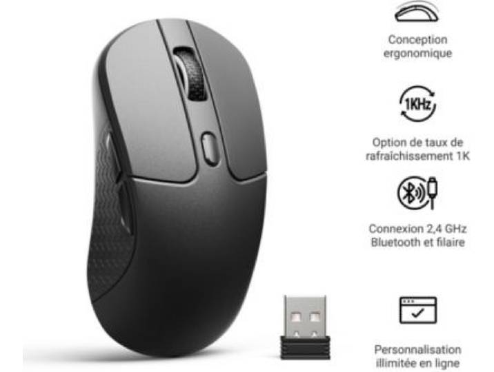 Keychron - Souris Gamer Sans Fil M3 1k Wireless