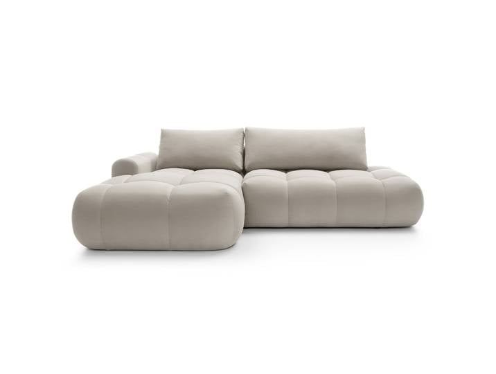 Ecksofa mit Schlaffunktion Ombo, L-förmig, mit Stauraum,
