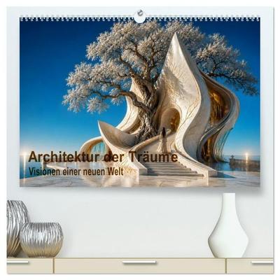 Architektur der Träume Visionen einer neuen Welt (hochwertiger Premium Wandkalender 2027 DIN A2 quer), Kunstdruck in Hochglanz