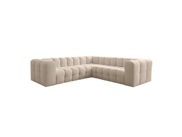 Friderik-EU Ecksofa Baloo Corner 270x270 cm – modernes Design & HR-Schaumstoff, Stoff Tiffany