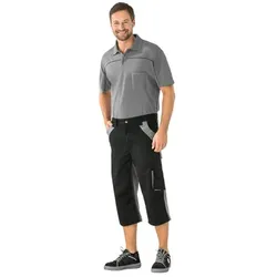 3/4-Hose 2550 schwarz/zink, Größe XL - schwarz/zink - XL