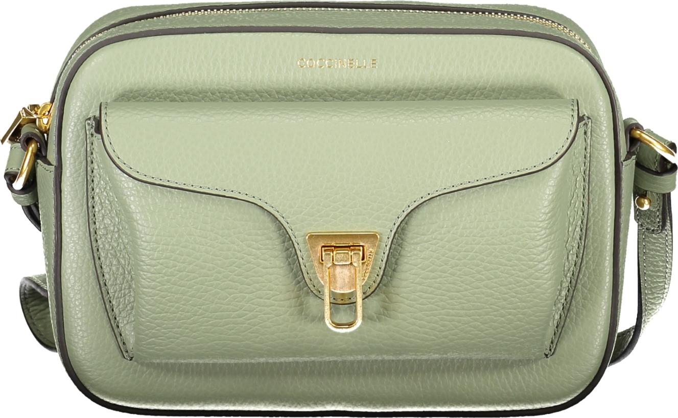 Damenhandtasche Grün mit verstellbarem Gurt & Reißverschluss