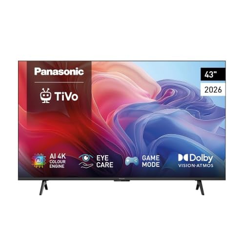 Panasonic TB-43W60CEZS W60C-serie Smart TV 4K Ultra HD LED, 108 cm, zwart