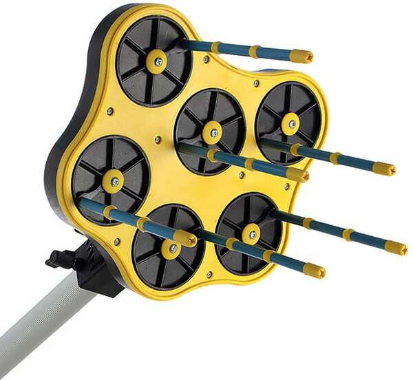 RagnoOlive Abbacchiatore elettrico a batteria RagnOlive Light - Scuotitore su asta + Prolunga