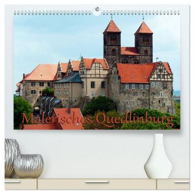 Malerisches Quedlinburg (hochwertiger Premium Wandkalender 2026 DIN A2 quer), Kunstdruck in Hochglanz