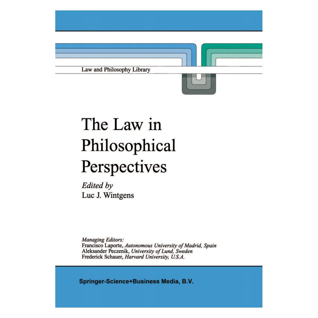 Springer The Law in Philosophical Perspectives (Englisch, Softcover, Luc J. Wintgens) (55380282)