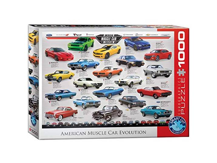 American Muscle Car Evolution 1000-delige puzzel