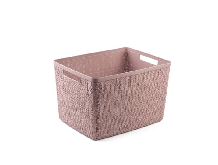 Curver Jute Korb Rosa 23 × 28 × 36 cm 20 l