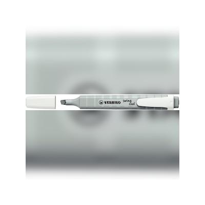Textmarker STABILO swing cool 1-4mm, seidengrau, mit Clip