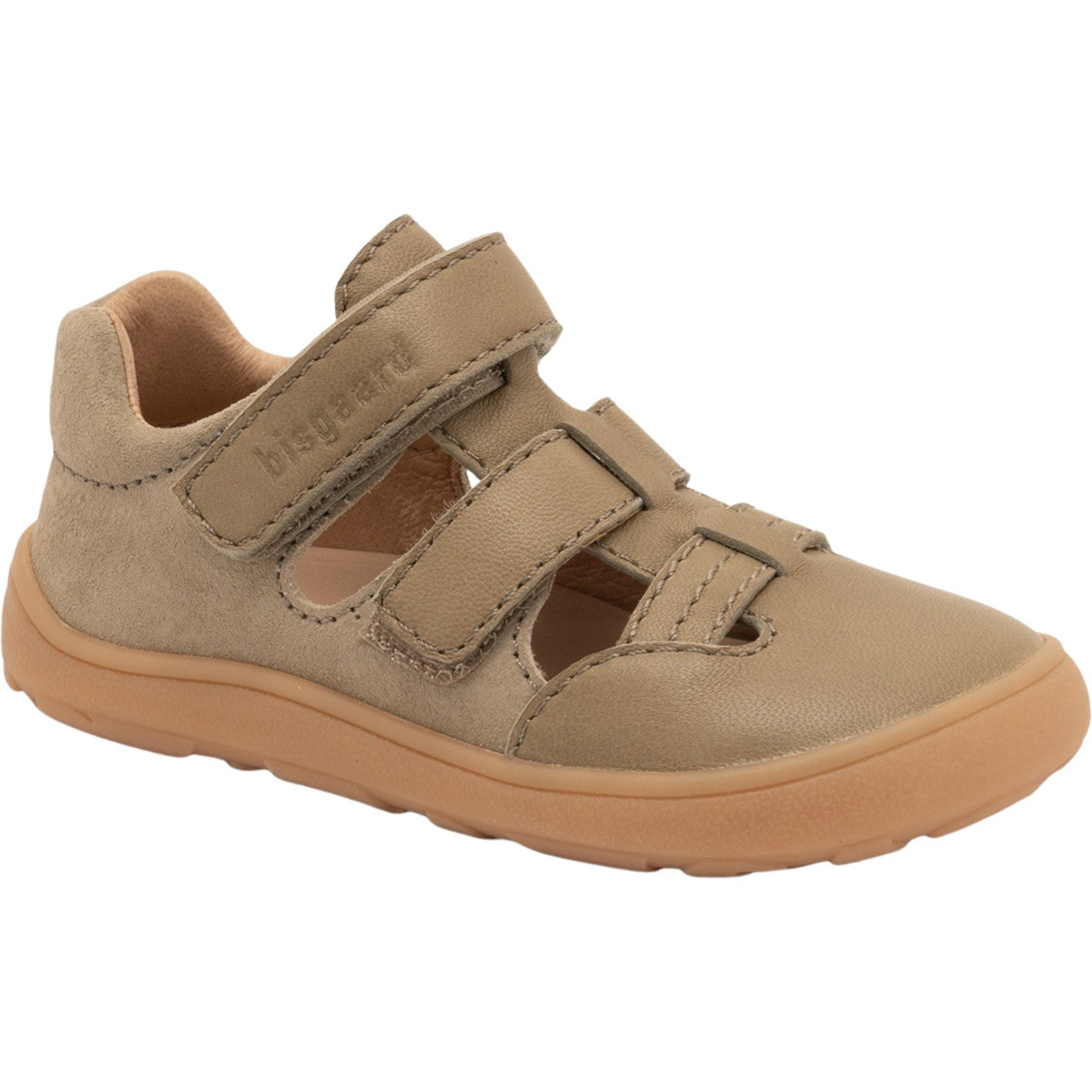 Bisgaard Barefoot Floyd Sandale Kinder Sandalen beige Größe 27 Lifestyle Hautfreundlich