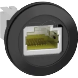 XB5PRJ45 - RJ45-Einbaubuchse, Ø 22mm, schwarz