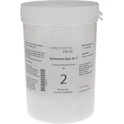 HOMOEOPATHIEFUCHS Schüssler-Salz Nr. 2 Calcium phosphoricum D6 4000 St Tabletten