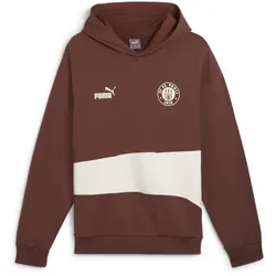 PUMA FC St. Pauli ftblCulture+ Hoodie Herren 09 - espresso brown/sugared almond S