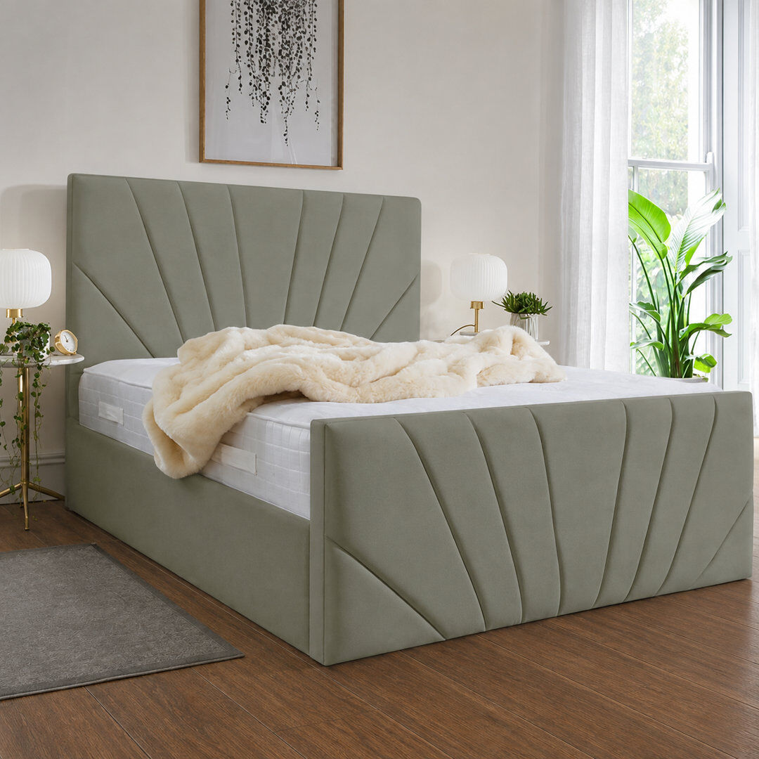 Brayden Studio Ebenezer Chappory Storage Bed Asphalt Single (3')