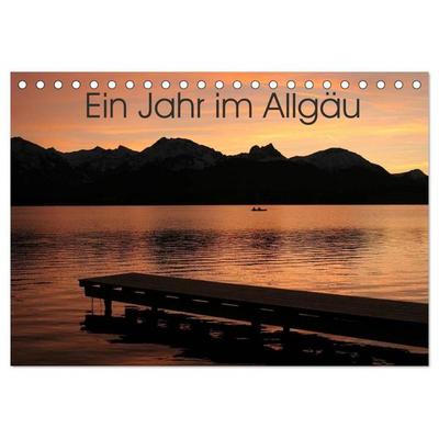Ein Jahr im Allgäu (Tischkalender 2027 DIN A5 quer), CALVENDO Monatskalender