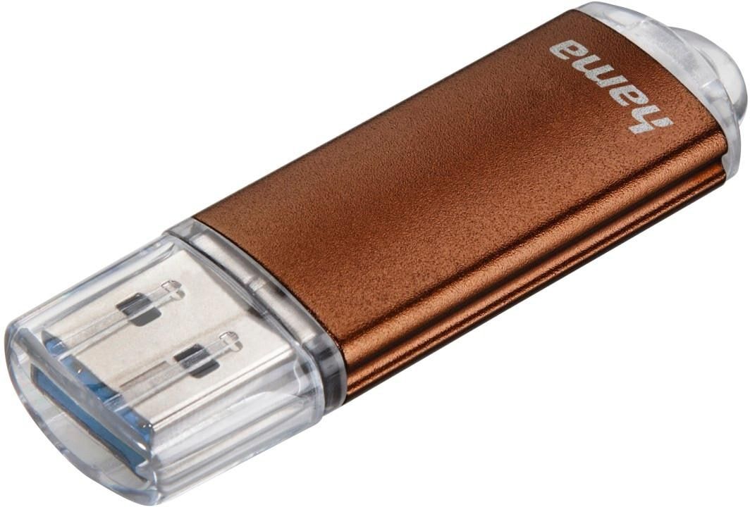 Hama USB-Stick "Laeta, USB 3.0, Bronze", braun (bronzefarben), 256 GB, USB-Sticks, USB-Stick