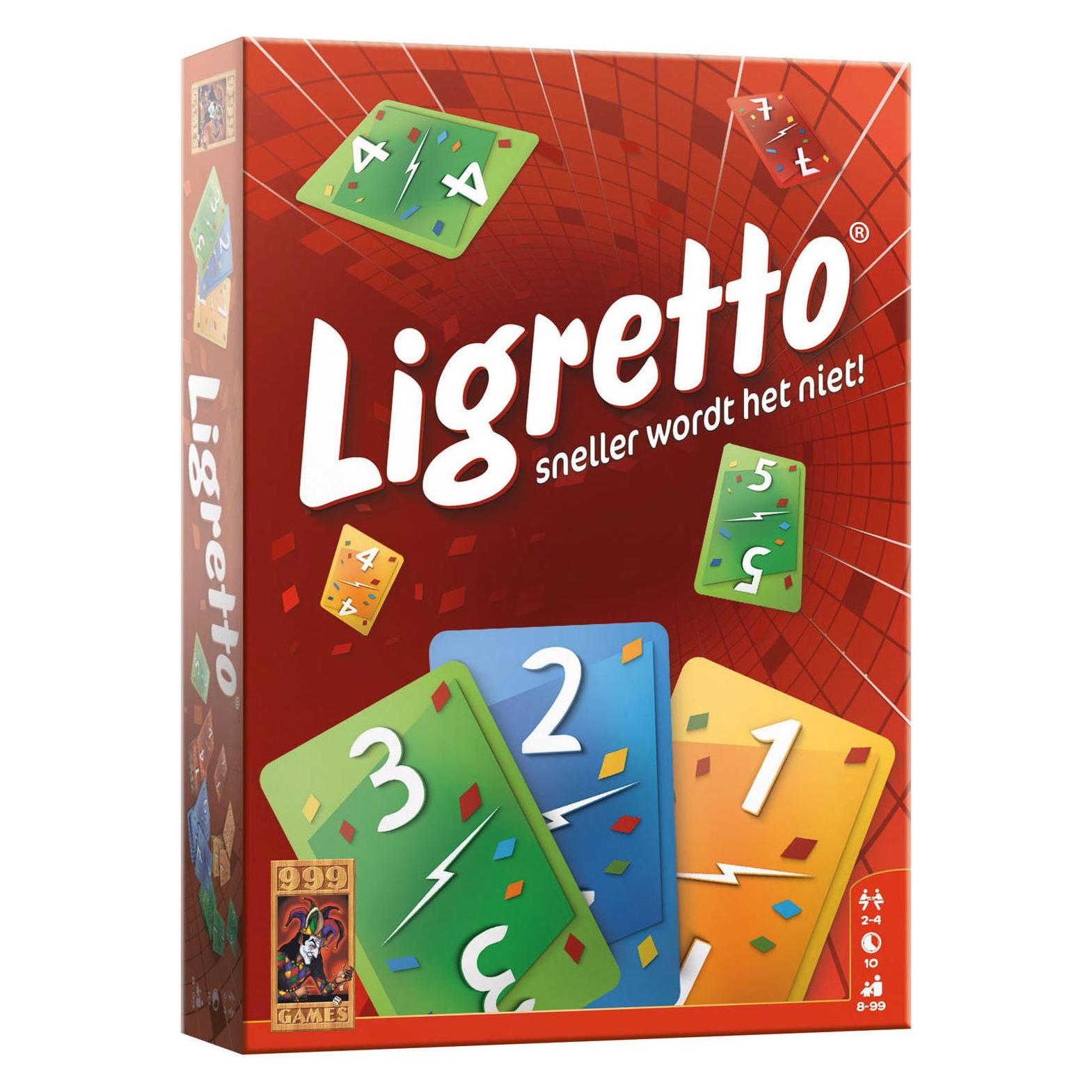 999Games Ligretto Rood (Multilingual, 2 - 4 Spieler) (19825290)