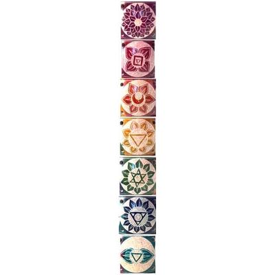 Räuchergefäß '7 Chakren' Speckstein
