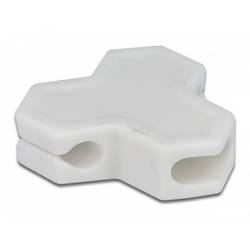 Delock Kabel-Halteclips Thermoplast Weiß (B x H) 40 mm x 12 mm 1 Set 18401