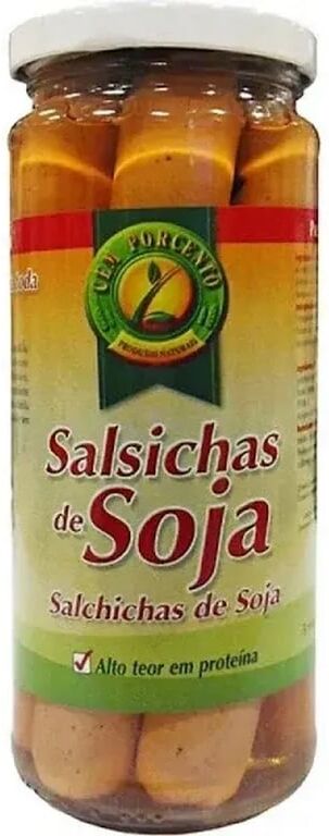 CEM PORCENTO Salsicha Soja 260g