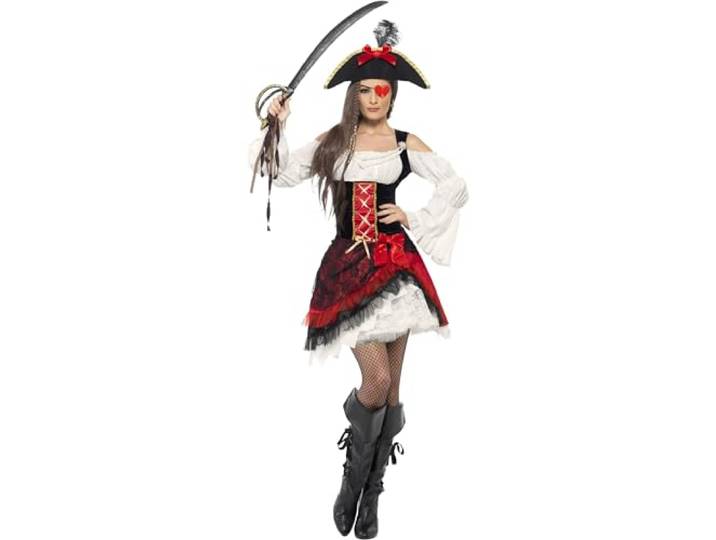 Glamorous Lady Pirate Costume (S)