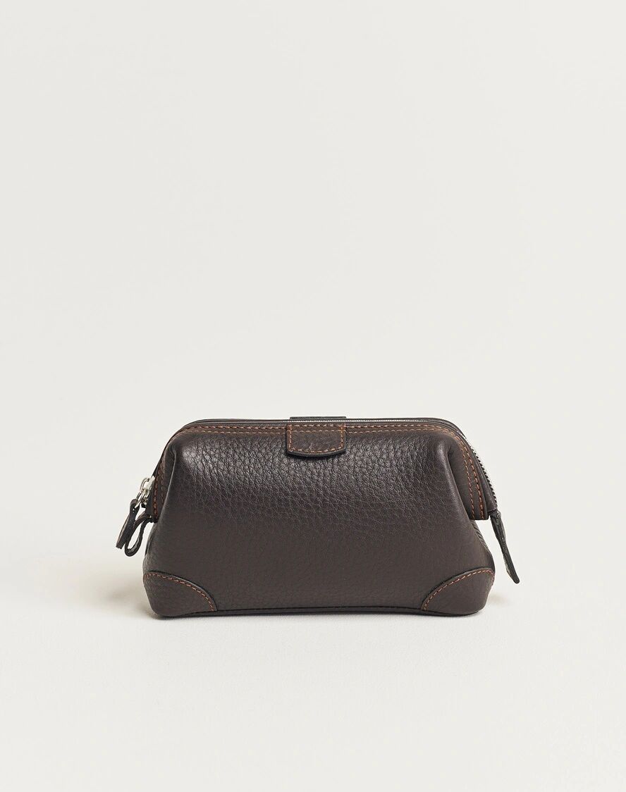 F. Hammann Small Washbag Dark Brown