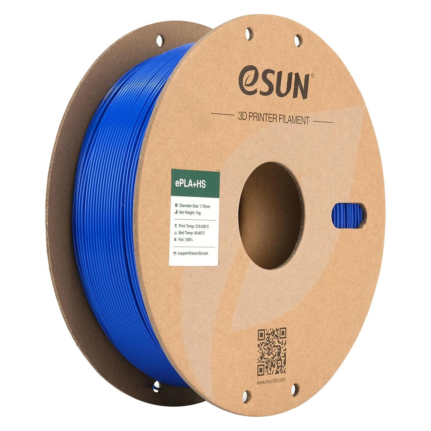 eSUN EPLA+HS 1,75mm BLUE 1kg (PLA+, 1000 g, 1.75 mm) (ePLA+HS-P175U1)