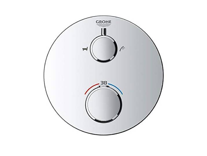 GROHE Mitigeur thermostatique bain/douche 2 sorties Grohtherm 24076000 (Import Allemagne)